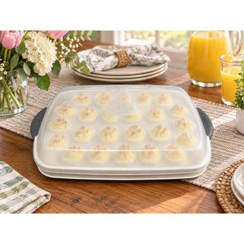 Pampered chef deviled egg tray - pampered,
